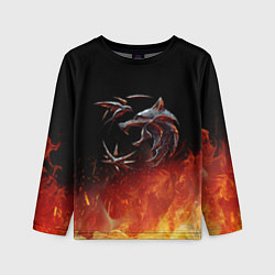 Лонгслив детский Ведьмак сериал, цвет: 3D-принт