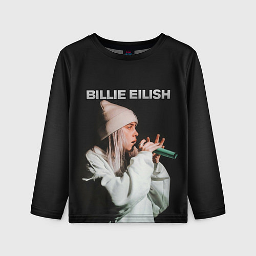 Детский лонгслив BILLIE EILISH / 3D-принт – фото 1