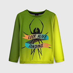 Детский лонгслив Look alive sunshine