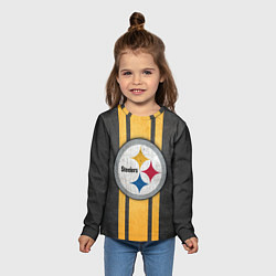Лонгслив детский Pittsburgh Steelers, цвет: 3D-принт — фото 2