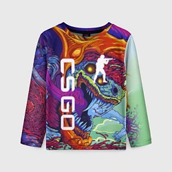 Детский лонгслив CS GO HYPERBEAST