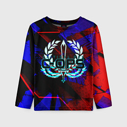Лонгслив детский C-OPS, цвет: 3D-принт