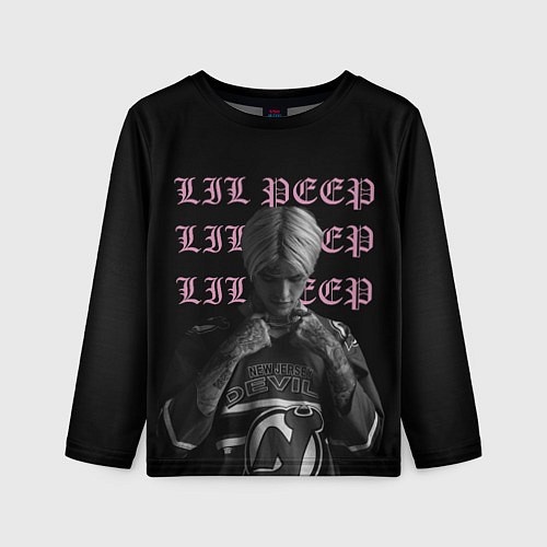 Детский лонгслив LiL PEEP / 3D-принт – фото 1