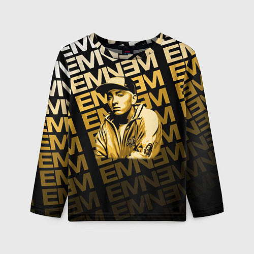 Детский лонгслив Eminem / 3D-принт – фото 1
