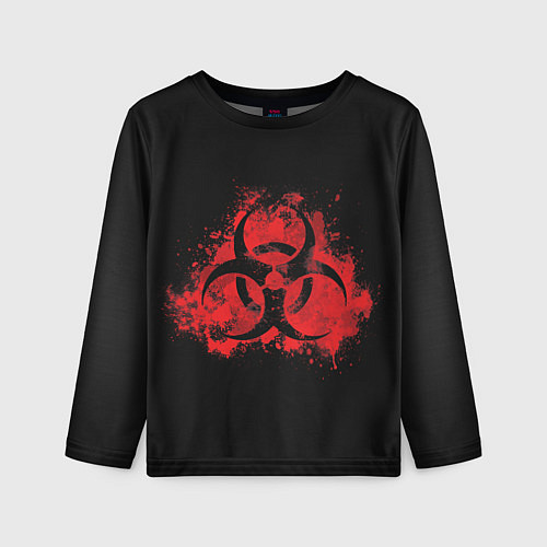 Детский лонгслив Plague Inc / 3D-принт – фото 1