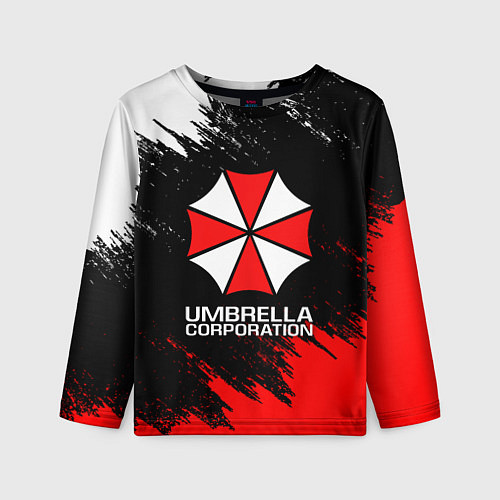 Детский лонгслив UMBRELLA CORP / 3D-принт – фото 1