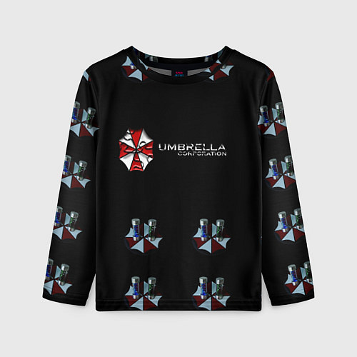 Детский лонгслив Umbrella Corporation / 3D-принт – фото 1