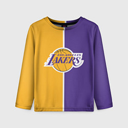 Лонгслив детский LA LAKERS, цвет: 3D-принт