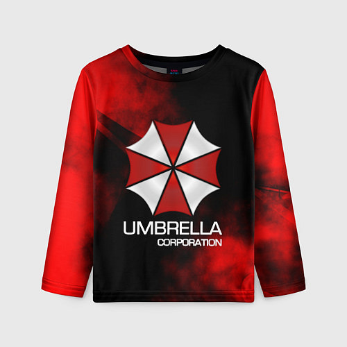 Детский лонгслив UMBRELLA CORP / 3D-принт – фото 1
