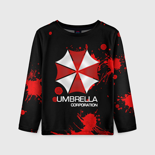 Детский лонгслив UMBRELLA CORP / 3D-принт – фото 1