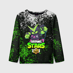 Лонгслив детский BRAWL STARS VIRUS 8-BIT, цвет: 3D-принт
