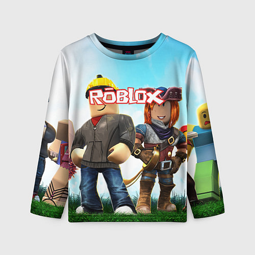 Детский лонгслив ROBLOX / 3D-принт – фото 1