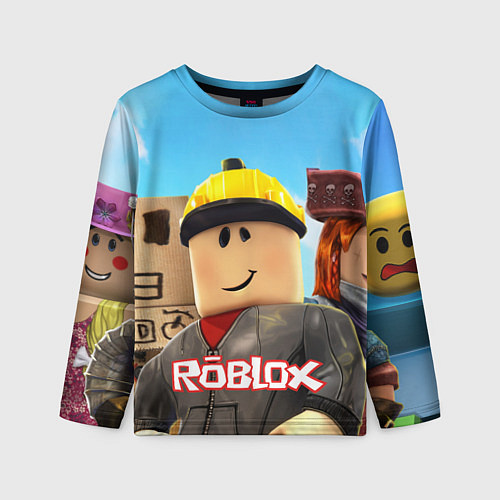 Детский лонгслив ROBLOX / 3D-принт – фото 1