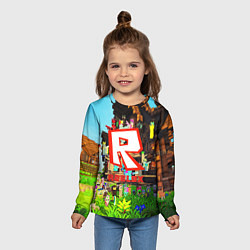 Лонгслив детский ROBLOX, цвет: 3D-принт — фото 2