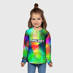 Лонгслив детский MINECRAFT, цвет: 3D-принт — фото 2