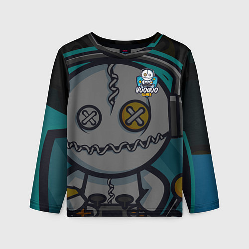 Детский лонгслив Форма Voodoo Gamer / 3D-принт – фото 1