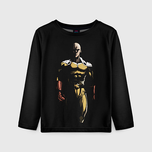 Детский лонгслив One punch man Ванпанчмен / 3D-принт – фото 1
