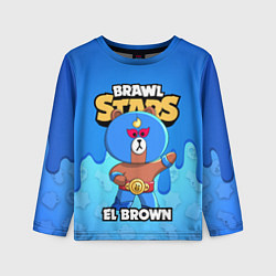 Детский лонгслив BRAWL STARS EL BROWN