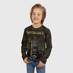 Лонгслив детский Metallica, цвет: 3D-принт — фото 2