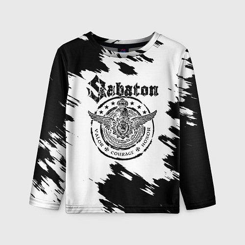 Детский лонгслив Sabaton / 3D-принт – фото 1