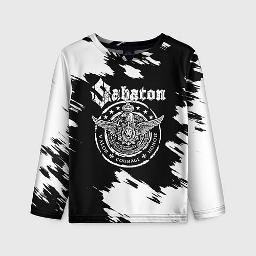 Детский лонгслив Sabaton / 3D-принт – фото 1