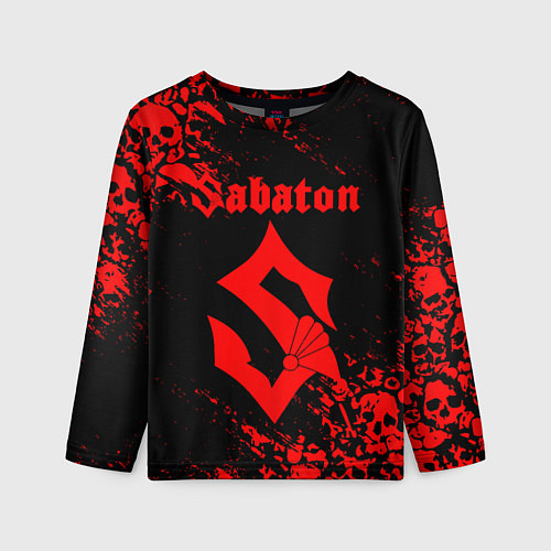 Детский лонгслив SABATON / 3D-принт – фото 1