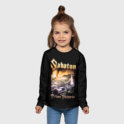 Лонгслив детский SABATON, цвет: 3D-принт — фото 2