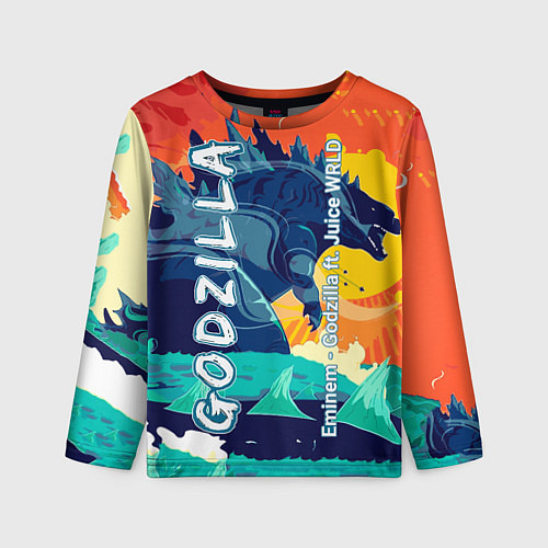 Детский лонгслив Eminem и Juice WRLD / 3D-принт – фото 1