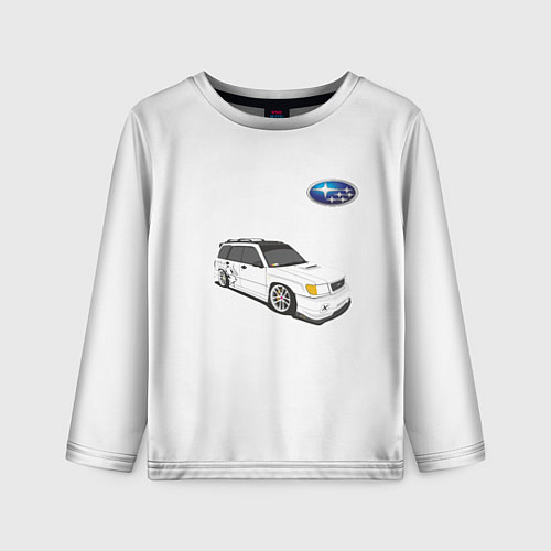 Детский лонгслив SUBARU / 3D-принт – фото 1