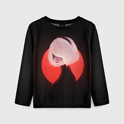 Детский лонгслив 2b Nier Black / 3D-принт – фото 1
