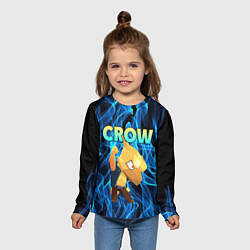 Лонгслив детский BRAWL STARS CROW, цвет: 3D-принт — фото 2