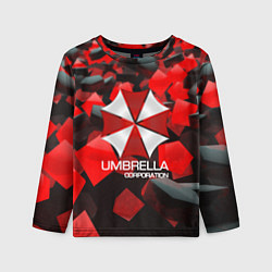 Лонгслив детский Umbrella Corp, цвет: 3D-принт