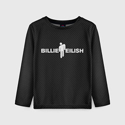 Лонгслив детский BILLIE EILISH CARBON, цвет: 3D-принт