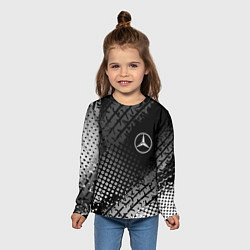 Лонгслив детский Mercedes-Benz, цвет: 3D-принт — фото 2