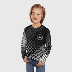 Лонгслив детский Mercedes-Benz, цвет: 3D-принт — фото 2
