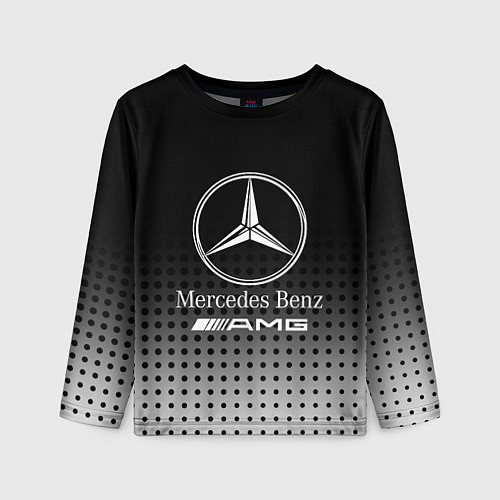 Детский лонгслив Mercedes-Benz / 3D-принт – фото 1