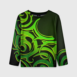 Детский лонгслив Узоры