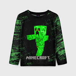 Лонгслив детский MINECRAFT CREEPER, цвет: 3D-принт