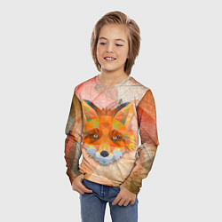 Лонгслив детский Fox, цвет: 3D-принт — фото 2