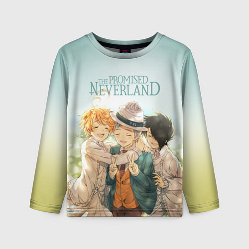 Детский лонгслив The Promised Neverland / 3D-принт – фото 1