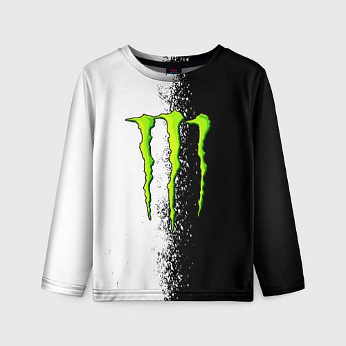Детский лонгслив MONSTER ENERGY / 3D-принт – фото 1