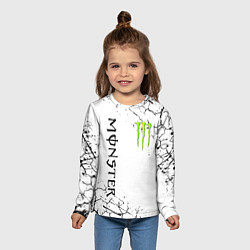 Лонгслив детский MONSTER ENERGY, цвет: 3D-принт — фото 2