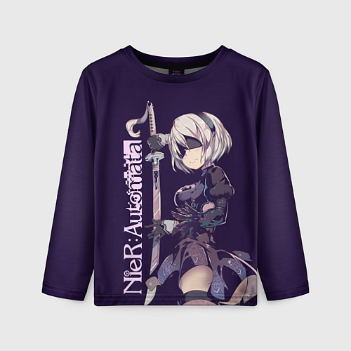 Детский лонгслив Nier Automata / 3D-принт – фото 1