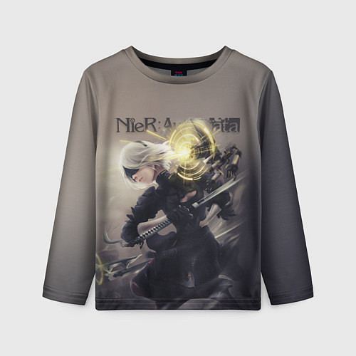 Детский лонгслив Nier Automata / 3D-принт – фото 1