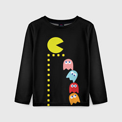 Лонгслив детский Pac-man, цвет: 3D-принт