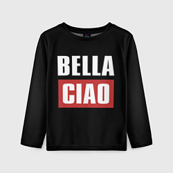 Лонгслив детский Bella Ciao, цвет: 3D-принт