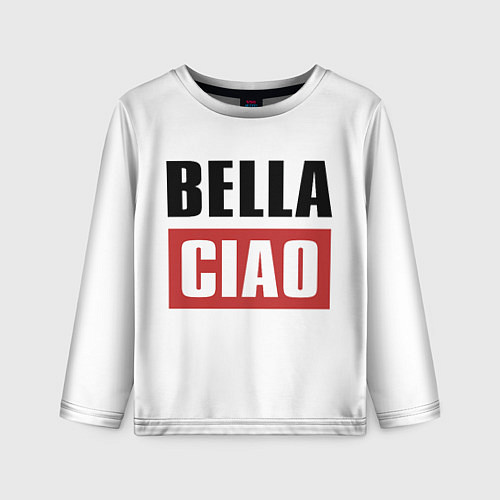 Детский лонгслив Bella Ciao / 3D-принт – фото 1