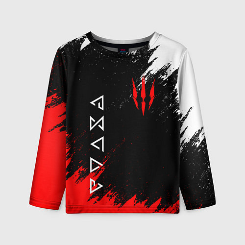 Детский лонгслив The Witcher / 3D-принт – фото 1