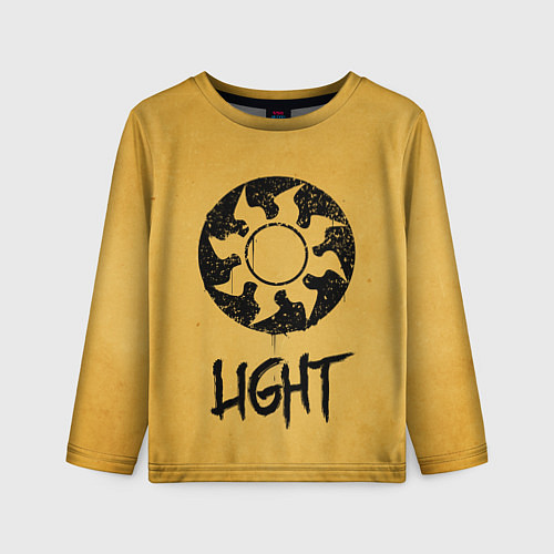 Детский лонгслив Emblems Light / 3D-принт – фото 1
