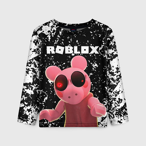 Детский лонгслив Roblox Piggy / 3D-принт – фото 1